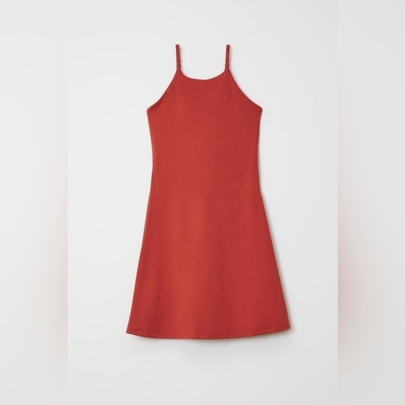 GIRLFRIEND COLLECTIVE Naomi Workout Dress In Lava - Picture 6 of 9